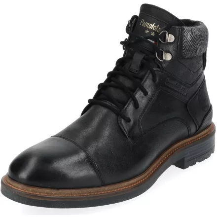 Sporty Pantofola d''Oro boka csizma cipő, fűző-up Cipő for férfi 10233056.25Y fekete Méret: 41