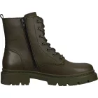 magas-quality BULLBOXER boka csizma cipő, fűző-up Cipő nőknek 610504E6LC KAKA zöld Méret: 41