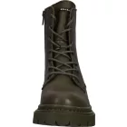 magas-quality BULLBOXER boka csizma cipő, fűző-up Cipő nőknek 610504E6LC KAKA zöld Méret: 41