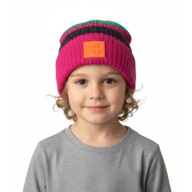   Ziener gyerek'' Beanies Indri  csíkok és Cuffs - kék, rózsaszín, barna, vagy kék Méret: N
