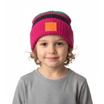 Ziener gyerek'' Beanies Indri  csíkok és Cuffs - kék, rózsaszín, barna, vagy kék Méret: N