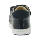 GEOX B kisgyermek sneaker légáteresztő talppal, középmagas cipő tépőzáras és részben valódi bőrrel, Baby Shoes Rishon, Each, vagy Biglia, Sötétkék Méret:20
