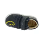 GEOX B kisgyermek sneaker légáteresztő talppal, középmagas cipő tépőzáras és részben valódi bőrrel, Baby Shoes Rishon, Each, vagy Biglia, Sötétkék Méret:20