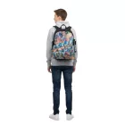 Rivacase Agora Urban Skaters hátizsák táska, Everyday hátizsák táska,  hátizsák táska, 12L, 5420 BK, fekete/színes Méret: N