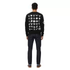 Hollister X NBA Férfi Melegítő NBA Csapatlogókkal, Pamut Hosszú Ujjú Póló 322-221-1592 Fekete vagy Piros Színben Méret:XL