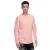 Urban férfi pulóver  ribbed újj design, pulóver Pulóver 19056, rózsaszín Méret: XXL