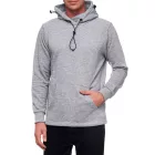 trendi férfi hooded Pulóver  integrated face álarc. pulóver pulóver 19139 szürke Melange Méret: XL