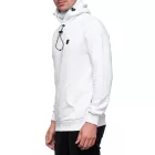 férfi sporty pulóver  cool kapucni, Pulóver, hooded pulóver 19140 fehér Méret: 2XL