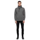 férfi sporty pulóver  a cool kapucni, Pulóver, hooded pulóver 19140, anthracite Méret: S
