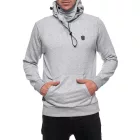 férfi sporty pulóver  a cool kapucni, Pulóver, hooded pulóver 19140 szürke Méret: S