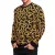 egyedi férfi pulóver  Lánc-minta design, kerek nyakú Pulóver 19141 sárga Méret: 2XL