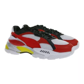   Sporty PUMA X Scuderia Ferrari Cell Epsilon edzőcipő edző cipő for férfi vagy női  Cell Technology, Motorsport-Inspired sport Cipő 306512 01 fehér/piros/sárga Méret: 37