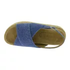 Trendy LAZAMANI Iria női emelvény szandál - farmer Cross Straps -  Footbed, EVA talp LA33770 farmer/kék Méret: 37