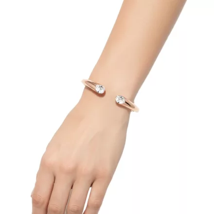 stílusos Calvin Klein női nemesacél Karkötő  Sparkling Crystals, csukló Ékszer, méret XS, KJ8YPF1402, rózsa arany Méret: N