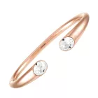 stílusos Calvin Klein női nemesacél Karkötő  Sparkling Crystals, csukló Ékszer, méret XS, KJ8YPF1402, rózsa arany Méret: N