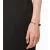 Modern Calvin Klein női nemesacél karperec Karkötő  fekete gyöngy és ezüst- fém Disc, Karkötő KJ9RMF0401 ezüst Méret: XS