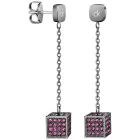 Calvin Klein női pötty fülbevaló ékszer  Swarovski Crystals KJ9CVE140100 szürke Méret: N