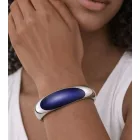 stílusos Calvin Klein Ellipse női karperec in nemesacél, Arm & csukló Ékszer KJ3QLD0201 ezüst/kék Méret: S