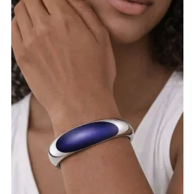   stílusos Calvin Klein Ellipse női karperec in nemesacél, Arm & csukló Ékszer KJ3QLD0201 ezüst/kék Méret: S