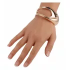elegáns Calvin Klein Shade női nemesacél karperec Karkötő, méret XS, KJ3YPD1001, rózsa arany Méret: N