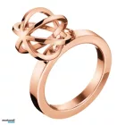 elegáns Calvin Klein női gyűrű  gömb medál, nemesacél gyűrű, finger gyűrű KJ4XPR1002, rózsa arany Méret: 6