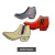 3-csomag Calvin Klein Unisex férfi női Boat-Design Pin-Up Brooches, nemesacél, KJJNDH300100, fekete/narancssárga/bézs Méret: N