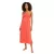 Cozy női nightdress  smocked részletek, pajama hálóing, pamut ruha 912155 piros Méret: 52_54