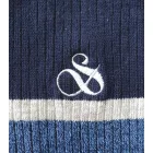 3 pár SCOTCH & SODA férfi Crew Zokni Amsterdam Everyday Zokni egy méret / 41-46 pamut BLEND in szürke/Navy/kék vagy műselyem BLEND in szürke/Navy/bézs Méret: N