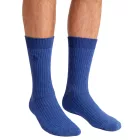 3 pár SCOTCH & SODA férfi Crew Zokni Amsterdam Everyday Zokni egy méret / 41-46 pamut BLEND in szürke/Navy/kék vagy műselyem BLEND in szürke/Navy/bézs Méret: N