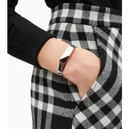  Calvin Klein női karperec  geometriai Design, méret XS, KJATMF0001, ezüst Méret: N