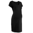 Practical női szoptatós hálóing/pelenkázó Nightdress/pelenkázó Nightwear in pamut 943160 fekete Méret: 44_46