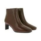elegáns Clarks női Seren 55 Top British  ódi bőr magassarkú boka csizma cipő – klasszikus boka csizma cipő 26166940 Cognac barna Méret: 39