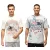 RE:fedett X NFL új England Patriots férfi póló, pamut Ing in ekrü fehér vagy Tie-Dye kék Méret: XL