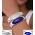 trendi Calvin Klein női karperec  ovális kő, nemesacél Karkötő, Karkötő KJ3Q in ezüst/fehér vagy ezüst/kék Méret: S