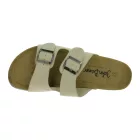 klasszikus férfi summer papucs cipő  buckles 956650 bézs Méret: 43
