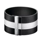 Trendy Calvin Klein női ódi bőr Karkötő  a wide ellentét csíkos. Karkötő méret XS (15cm) KJ9K in fekete, navy, piros, vagy anthracite. Méret: N