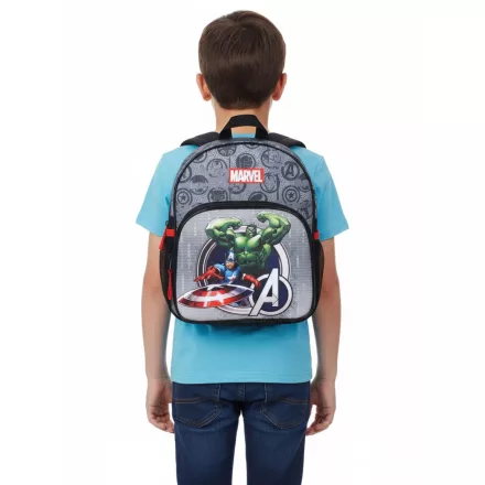 VADOBAG gyerek'' hátizsák táska in Avengers Bosszúállók Design  Hulk és Amerika Kapitány Print - Daypack, Kindergarten hátizsák táska, 5L, 202-3612, szürke Méret: N