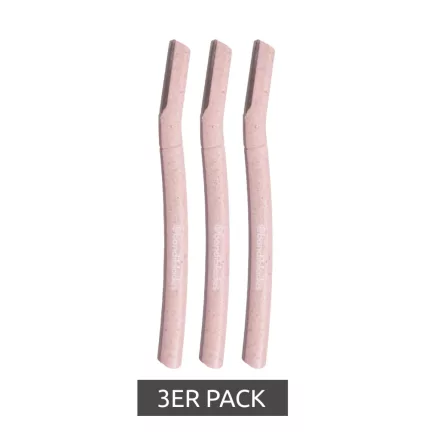 3-csomag Bondiblades női Derma Razor Dermaplaning Razor for Removing barack haj, rózsaszín Méret: N