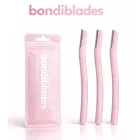 3-csomag Bondiblades női Derma Razor Dermaplaning Razor for Removing barack haj, rózsaszín Méret: N