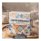 4-csomag fesh! Aroma fürdő Bombs in négy Different Colors és Scents - Sustainable fürdő kiegészítő - Wellness kék/lila/narancssárga/sárga Méret: N