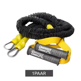   Elastic 1 Pair oldal táska SYMMETRY Resistance Bands for Shoulders, Training Bands, Cable Bands, fekete/sárga Méret: N