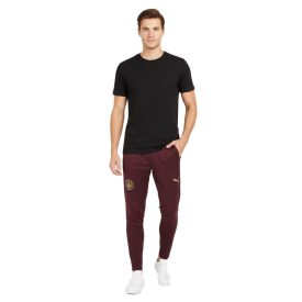   Sustainable PUMA Manchester City férfi Fitness nadrág  DryCELL Technology, alkalmi nadrág, jogging tréning melegítő szabadidőruha melegítő szabadidőruha nadrág 701235040 001 bordó piros Méret: S
