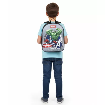 VADOBAG gyerek'' hátizsák táska in Avengers Bosszúállók Design  Hulk és Amerika Kapitány Print - Daypack, Kindergarten hátizsák táska, 5L, 202-399, szürke Méret: N
