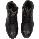 Comfortable Pantofola d''Oro boka csizma cipő, ódi bőr fűző-Up Cipő for férfi 10233053, fekete vagy barna Méret: 41