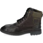 Comfortable Pantofola d''Oro boka csizma cipő, ódi bőr fűző-Up Cipő for férfi 10233053, fekete vagy barna Méret: 46