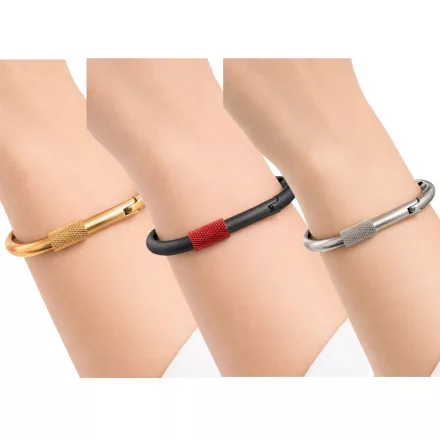 Modern Calvin Klein női nemesacél Karkötő   - Karkötő, csukló Ékszer - ezüst, fekete, vagy arany Méret: S