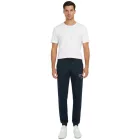 VINSON férfi jogging tréning melegítő szabadidőruha melegítő szabadidőruha nadrág/Sweatpants  VINSON Logo, pamut Nadrág, sötét kék Méret: XL