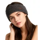 POEDERBAAS garbó vagy Chunky kötött Headband - sport kiegészítő - sport Equipment - fekete vagy Anthracite Méret: N