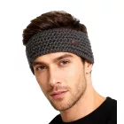POEDERBAAS garbó vagy Chunky kötött Headband - sport kiegészítő - sport Equipment - fekete vagy Anthracite Méret: N