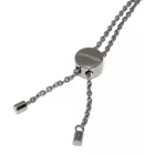 Calvin Klein Rocking női nyaklánc ékszer  Swarovski Kövek, divat Ékszer  fix cube medál KJ9C140100 in sötét szürke/arany vagy szürke/rózsaszín Méret: N